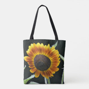 Glowing Golden Sunflower Tote Bag