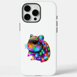 Glowing Hamster iPhone 16 Pro Max Case