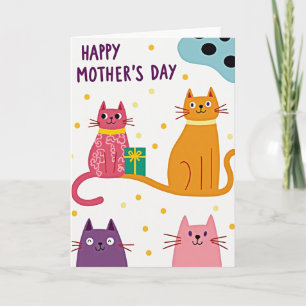 Glowing Happy Mothers Day Card