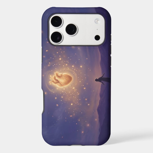 Glowing Heart Soul Connection Starry Night (Back)