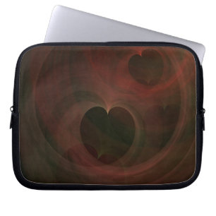 Glowing Hearts Laptop Sleeve