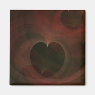 Glowing Hearts Magnet