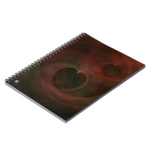 Glowing Hearts Notebook