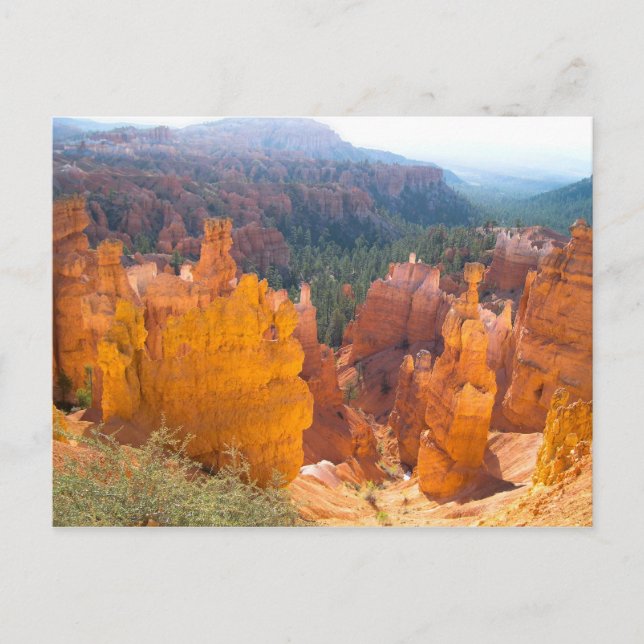 Glowing Hoodoos Postcard (Front)