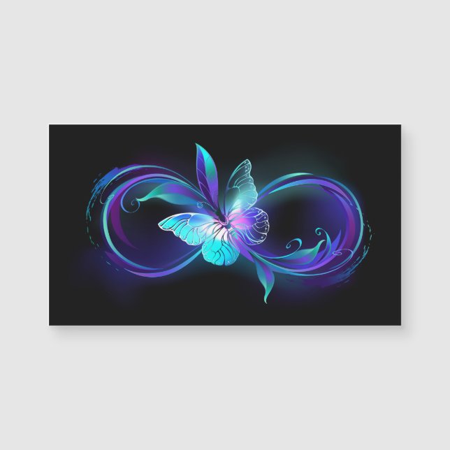 Glowing Infinity with Magic Butterfly (Front)