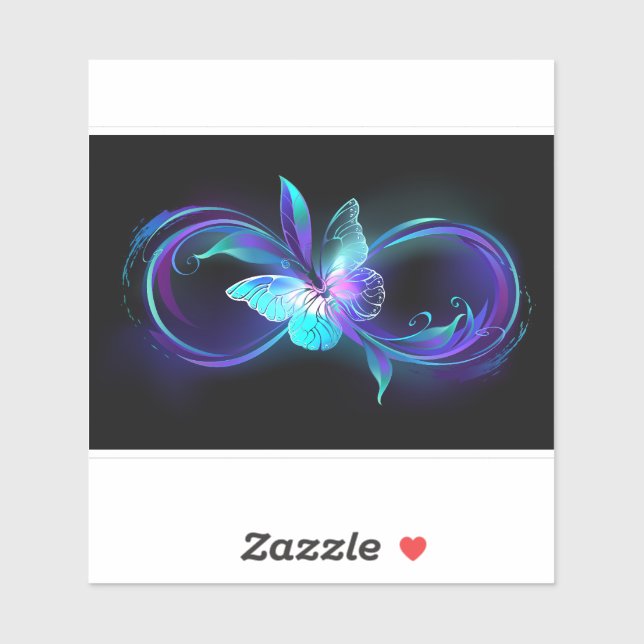 Glowing Infinity with Magic Butterfly (Sheet)