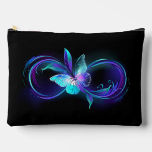 Glowing Infinity with Magic Butterfly Accessory Pouch
