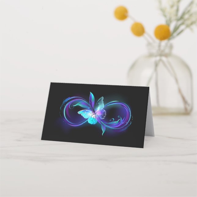 Glowing Infinity with Magic Butterfly Appointment Card (Front)