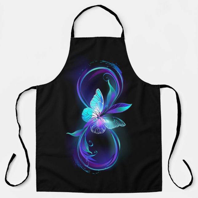 Glowing Infinity with Magic Butterfly Apron (Front)