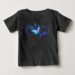 Glowing Infinity with Magic Butterfly Baby T-Shirt