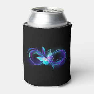 Glowing Infinity with Magic Butterfly Can Cooler