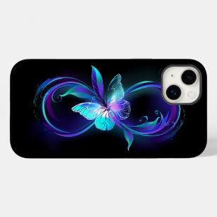 Glowing Infinity with Magic Butterfly Case-Mate iPhone 14 Plus Case