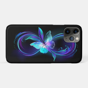Glowing Infinity with Magic Butterfly iPhone 11 Pro Case