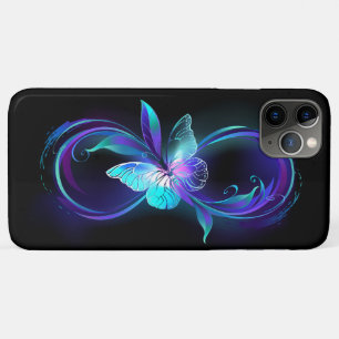 Glowing Infinity with Magic Butterfly iPhone 11 Pro Max Case