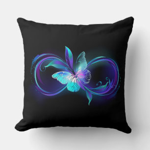 Glowing Infinity with Magic Butterfly Cushion