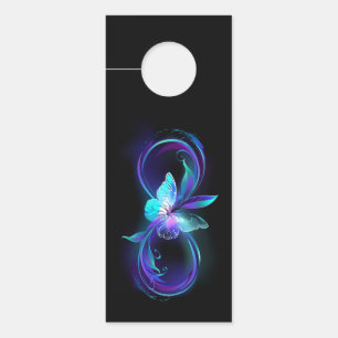 Glowing Infinity with Magic Butterfly Door Hanger