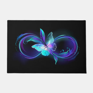 Glowing Infinity with Magic Butterfly Doormat