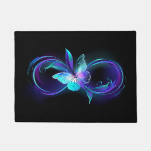 Glowing Infinity with Magic Butterfly Doormat