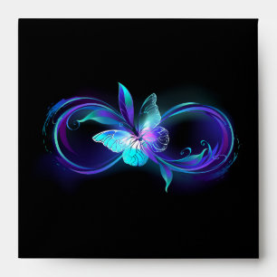 Glowing Infinity with Magic Butterfly Envelope