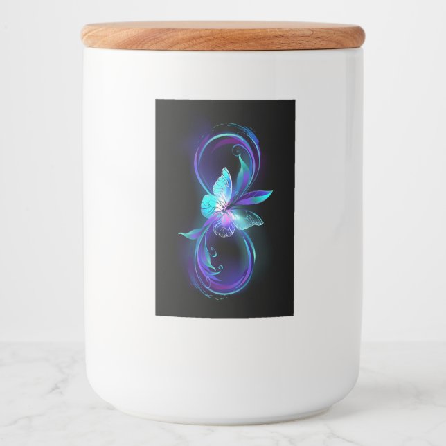 Glowing Infinity with Magic Butterfly Food Label (Front)