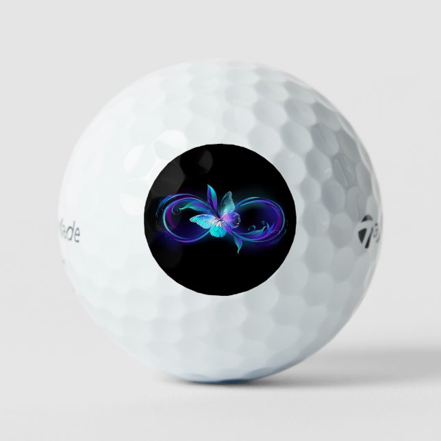 Glowing Infinity with Magic Butterfly Golf Balls (Front)