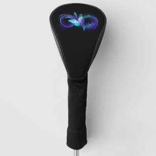Glowing Infinity with Magic Butterfly Golf Head Cover