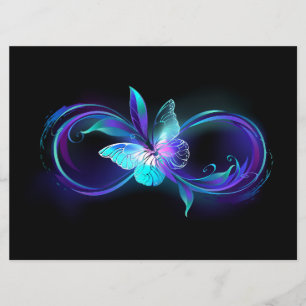 Glowing Infinity with Magic Butterfly Menu