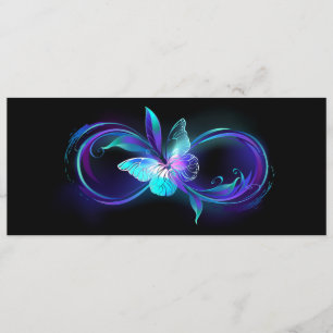 Glowing Infinity with Magic Butterfly Menu