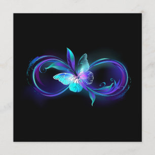 Glowing Infinity with Magic Butterfly Menu