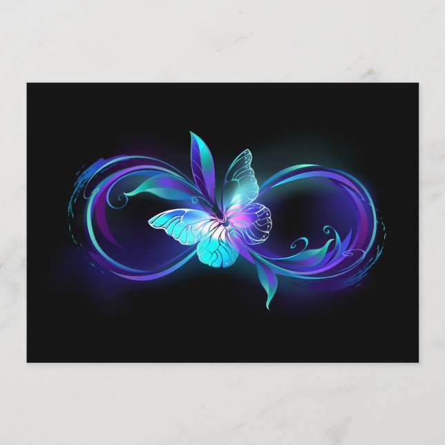 Glowing Infinity with Magic Butterfly Program (Front)