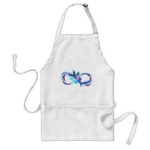Glowing Infinity with Magic Butterfly Standard Apron