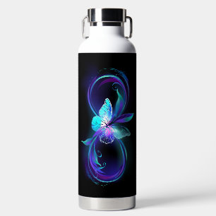 Glowing Infinity with Magic Butterfly Water Bottle