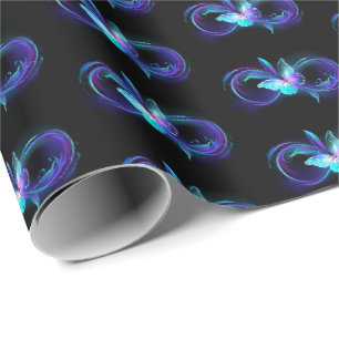Glowing Infinity with Magic Butterfly Wrapping Paper