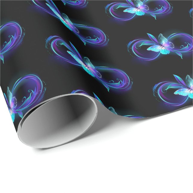 Glowing Infinity with Magic Butterfly Wrapping Paper (Roll Corner)