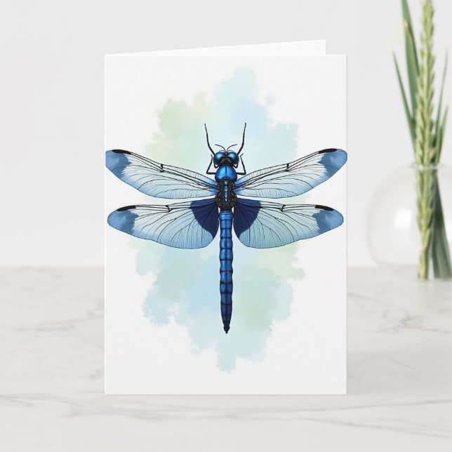 Glowing Insect Birthday Card (Front)