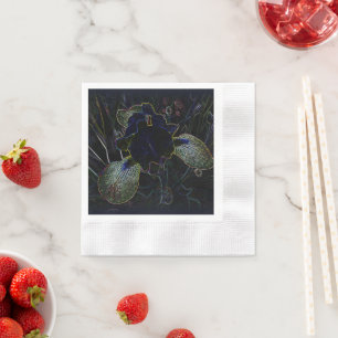 Glowing Iris Napkin