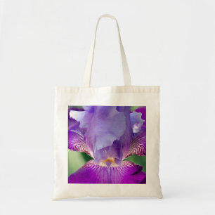 Glowing Iris Nature / Floral / Botanical Photo Tote Bag