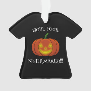 Glowing Jack-o'-Lantern - Light Your Nightmares Ornament