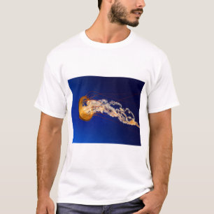 Glowing Jellyfish Ocean Art T-Shirt