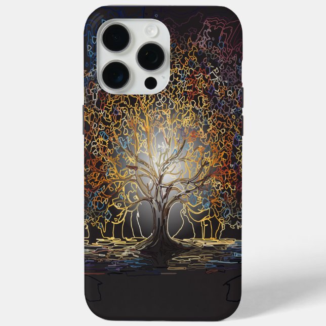 Glowing Life Tree Case-Mate iPhone Case (Back)