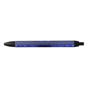 glowing light black ink pen