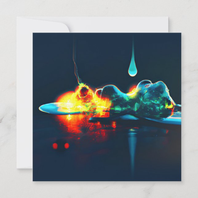 Glowing Liquid Drip (Front)