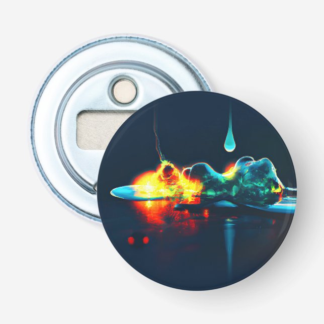 Glowing Liquid Drip Bottle Opener (Front)