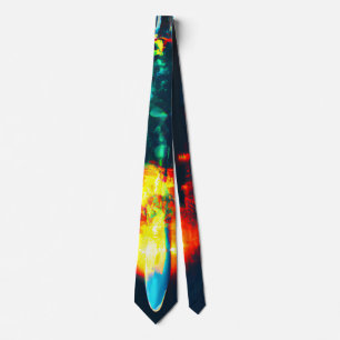 Glowing Liquid Drip Tie
