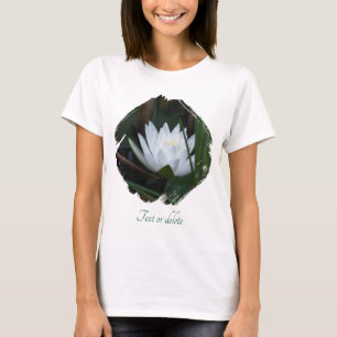 Glowing Lotus Water Lily Floral Personalised T-Shirt