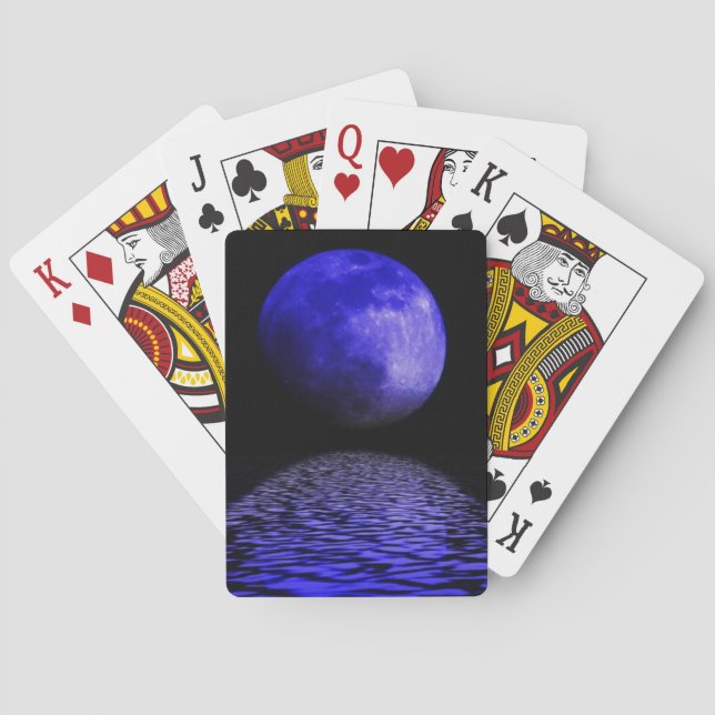 Glowing Moonlight Playing Cards (Back)