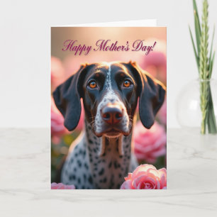 Glowing Mothers Day Portrait Card