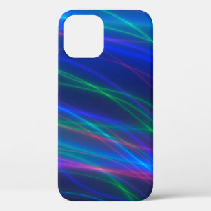 Glowing Multicolored Rays iPhone 12 Case
