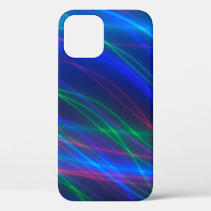 Glowing Multicolored Rays iPhone 12 Case
