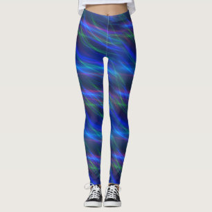 Glowing Multicolored Rays Leggings